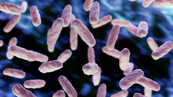 Бактеріальна Інфекція Макро Ілюстрація — стокове фото