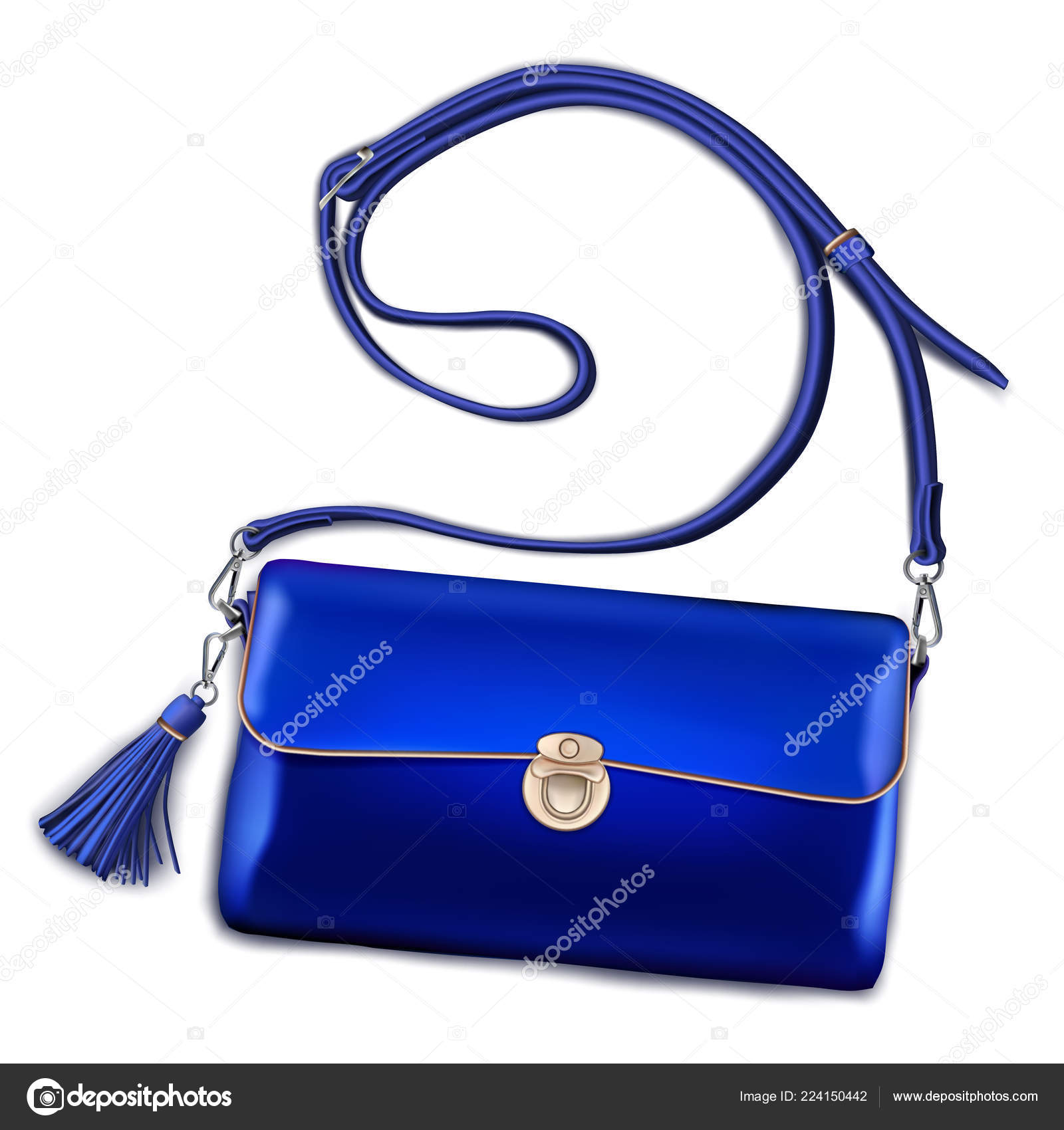 navy blue purse strap
