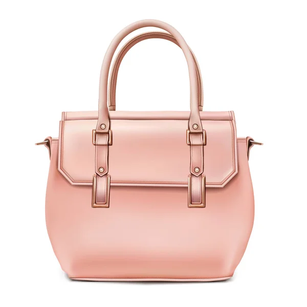 Sac Main Élégant Beige Pour Femme — Image vectorielle