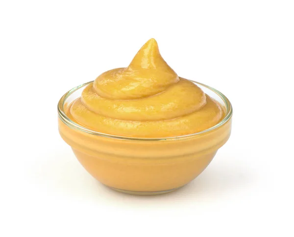 Mustard Sauce Bowl — Stock Photo, Image