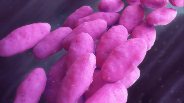 カルバペネム耐性腸内細菌科 イラスト — ストック写真