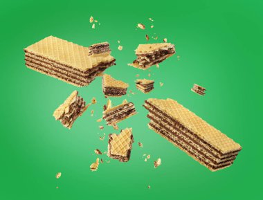 Waffle yarısında kırık