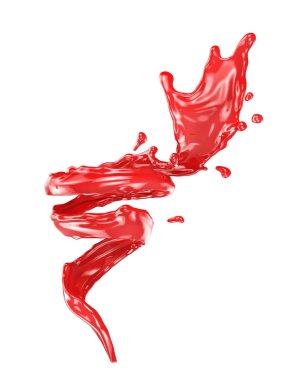 Kasırga boya. 3D çizim