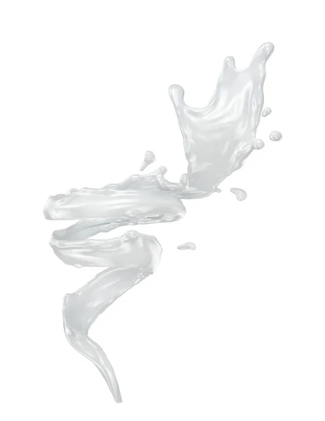 Tornado Milk Illustration — Stock Photo, Image