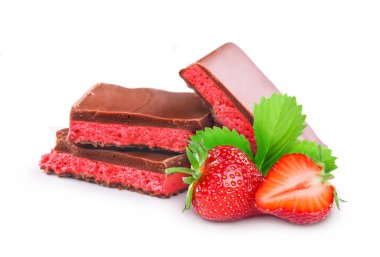 Sütlü çikolata çilek dolgulu