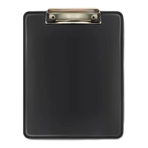 Vector. Mock Up. Black clipboard. — Stock Vector