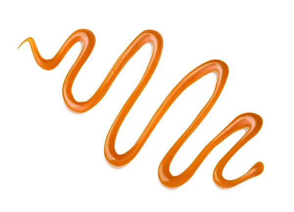 Caramel fondu. Figurine caramel. Illustration vectorielle réaliste isolée sur fond blanc . — Image vectorielle