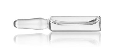 tıbbi ampul beyaz izole