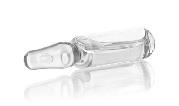 Ampolla médica aislada en blanco — Foto de Stock