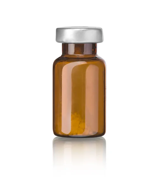 Botella médica aislada en blanco —  Fotos de Stock
