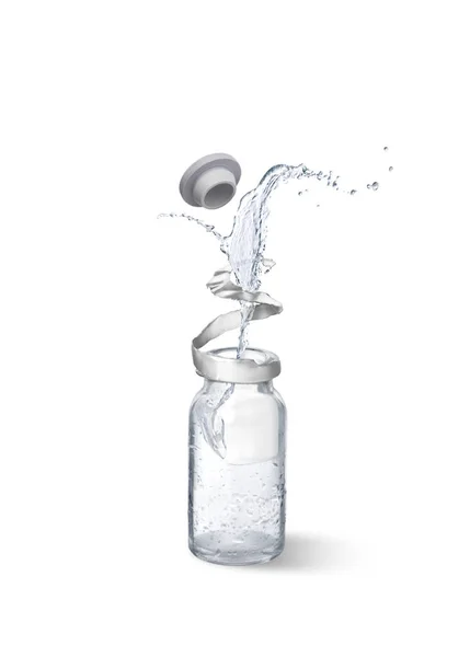 Крышка Бутылки Белом Фоне — стоковое фото