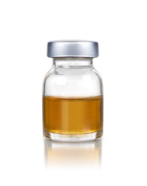 beyaz arka plan üzerinde tıbbi şişe 5