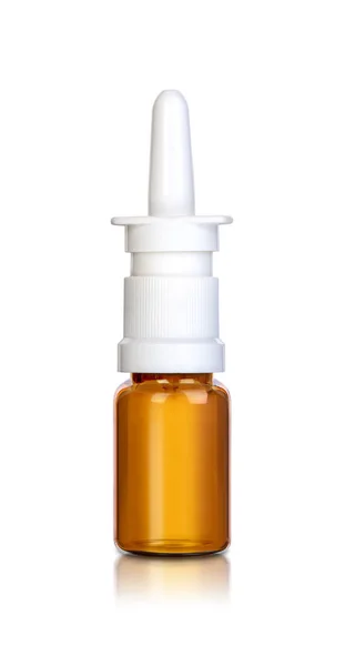 Botella médica 9 sobre fondo blanco —  Fotos de Stock