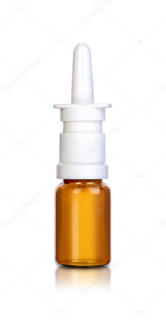 medical bottle 9 on a white background