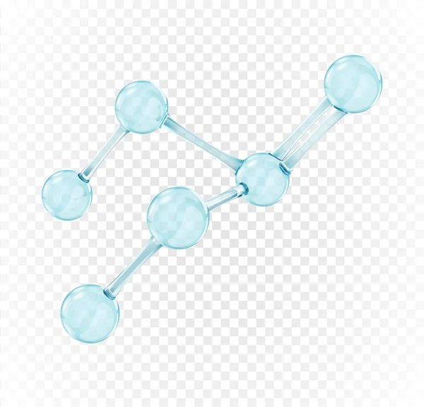 Molecuul modellen. Vector illustratie — Stockvector