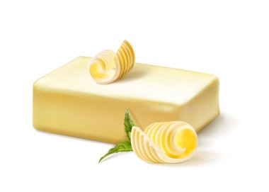 butter vector illustration clipart