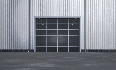 Metal deposu. Vektör illüstrasyonu.