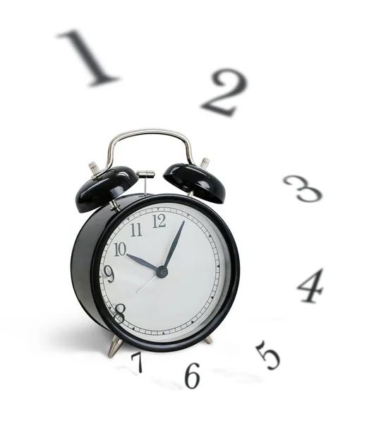 Conceito Relógio Alarme Estilo Antigo — Fotografia de Stock