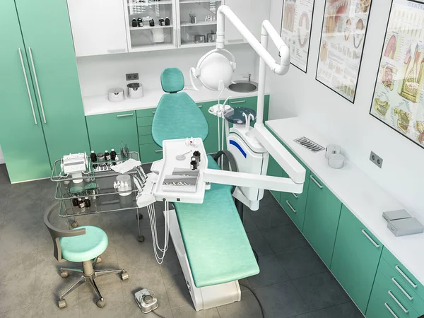 Odontología Offiice Interior Ilustración —  Fotos de Stock