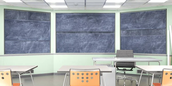 Modernes Klassenzimmer Oberschule Illustration — Stockfoto