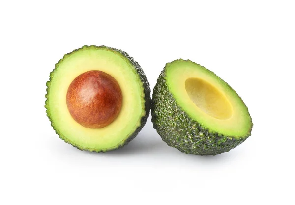 Avocado Een Witte Achtergrond — Stockfoto