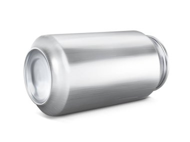 Teneke bir içki için. Damga için model. Beyaz arkaplanda vektör illüstrasyonuName.