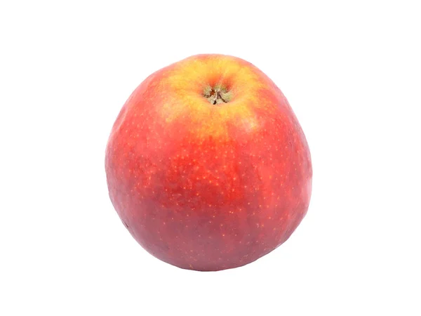 Червоне Яблуко Білому — стокове фото