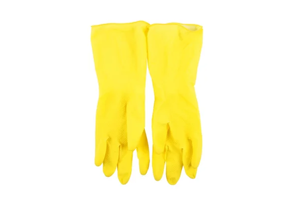 Rubber Gloves White Background — Stock Photo, Image