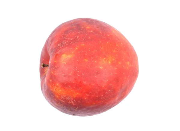 Manzana Roja Sobre Blanco — Foto de Stock