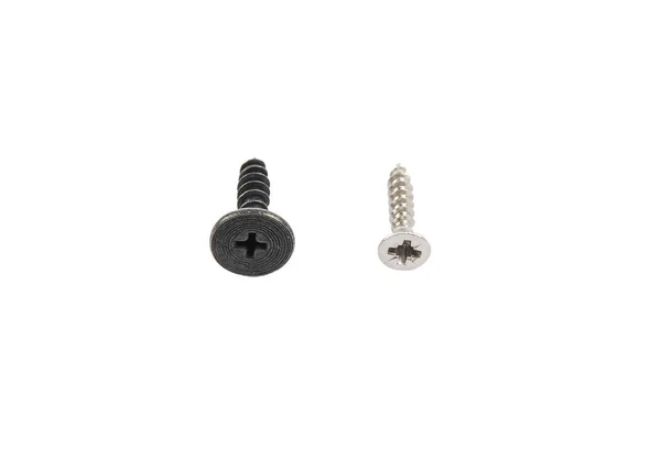 Used Screws White Background — Stock Photo, Image