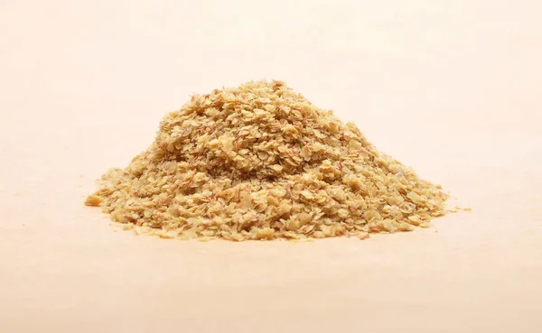 茶色の背景に小麦細菌 — ストック写真