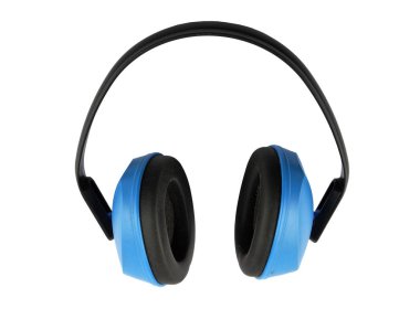 Kulak koruyucular beyaz arka plan üzerinde kullanılan