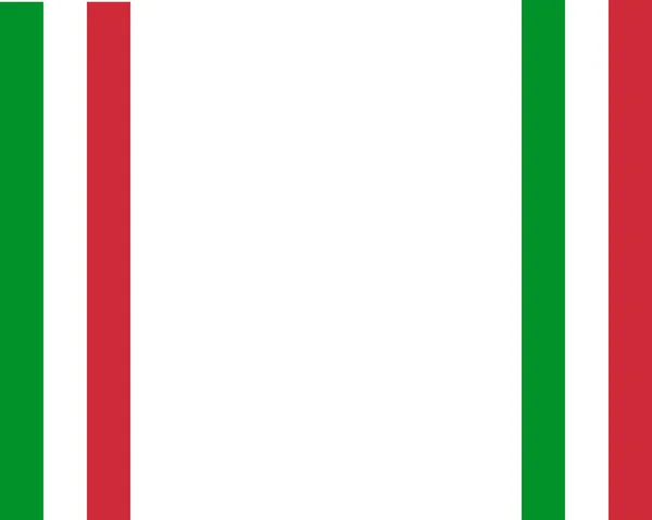 Bandeira Italiana Com Espaço Cópia — Vetor de Stock