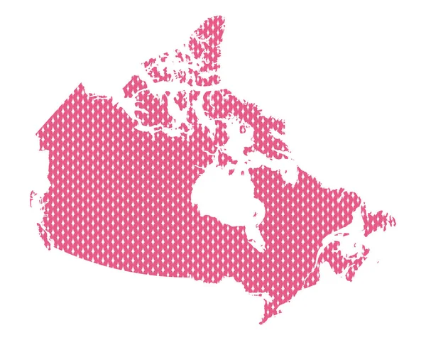 Carte Simple Canada — Image vectorielle