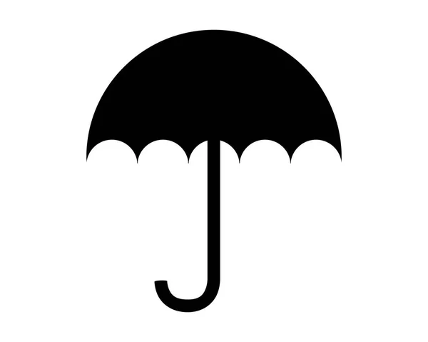 Umbrella White Background — Stock Vector