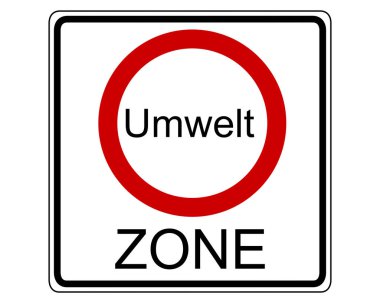 Trafik işaretleri çevresel bölge