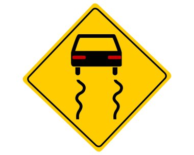 Arabalı trafik tabelası