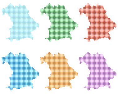 Küçük eşikli Bavyera haritaları