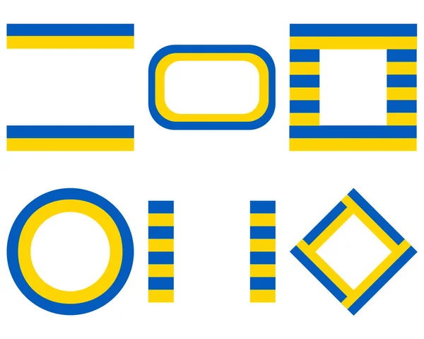 Flagi Ukrainy z kopią przestrzeni — Wektor stockowy