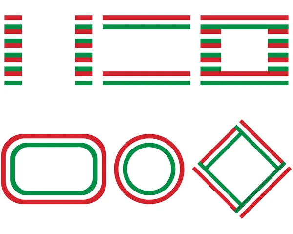 Прапори Угорщини з копіюванням простору — стоковий вектор