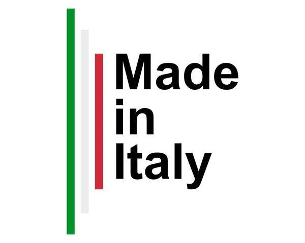 Знак Качества Изготовленный Италии — стоковый вектор