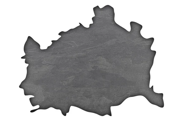 ウィーン地図暗いスレート — ストック写真