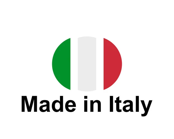 Знак Качества Изготовленный Италии — стоковый вектор