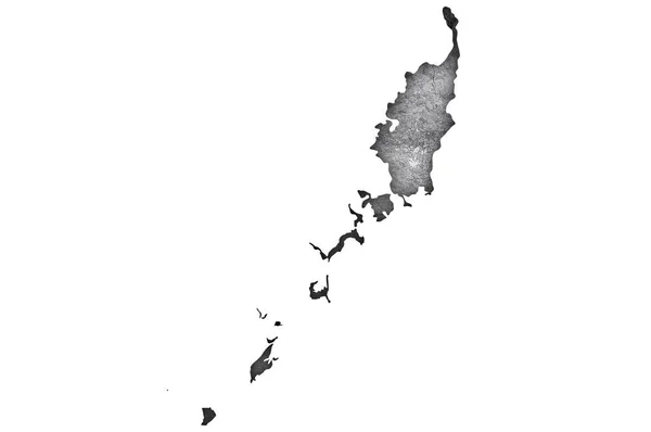 天気の良い日のパラオ地図 — ストック写真