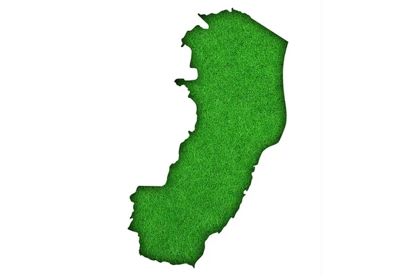 Mappa Espirito Santo Feltro Verde — Foto Stock