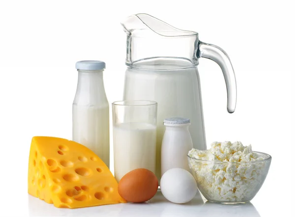 Milch- und Proteinprodukte-Konzept — Stockfoto