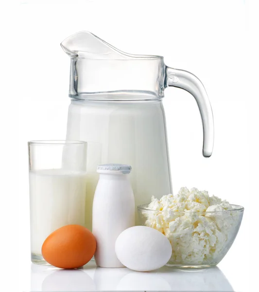 Milch- und Proteinprodukte-Konzept — Stockfoto