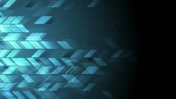Dark blue tech geometric abstract background