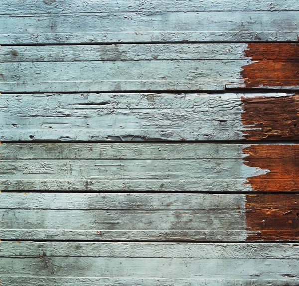 Διακοσμητικό Αγροτικό Τυρκουάζ Ξύλινο Υπόβαθρο Οριζόντιες Σανίδες — Φωτογραφία Αρχείου