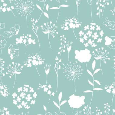 Çiçeklerle kusursuz desen